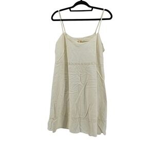 Venezia Jeans‎ Linen Slip Dress Coastal Minimalist Vacation Going Out Size 14/16